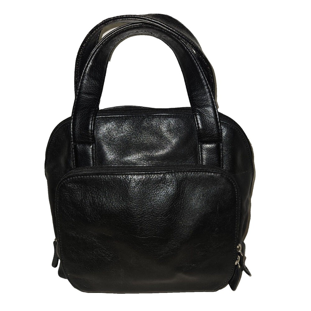 Giani Bernnini handbag, black leather - Picture 2 of 6